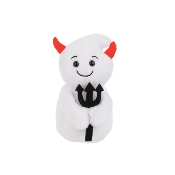 Ganz Spooky Ghost Devil Plush 7.25" Smiling Halloween Toy - Picture 2 of 5